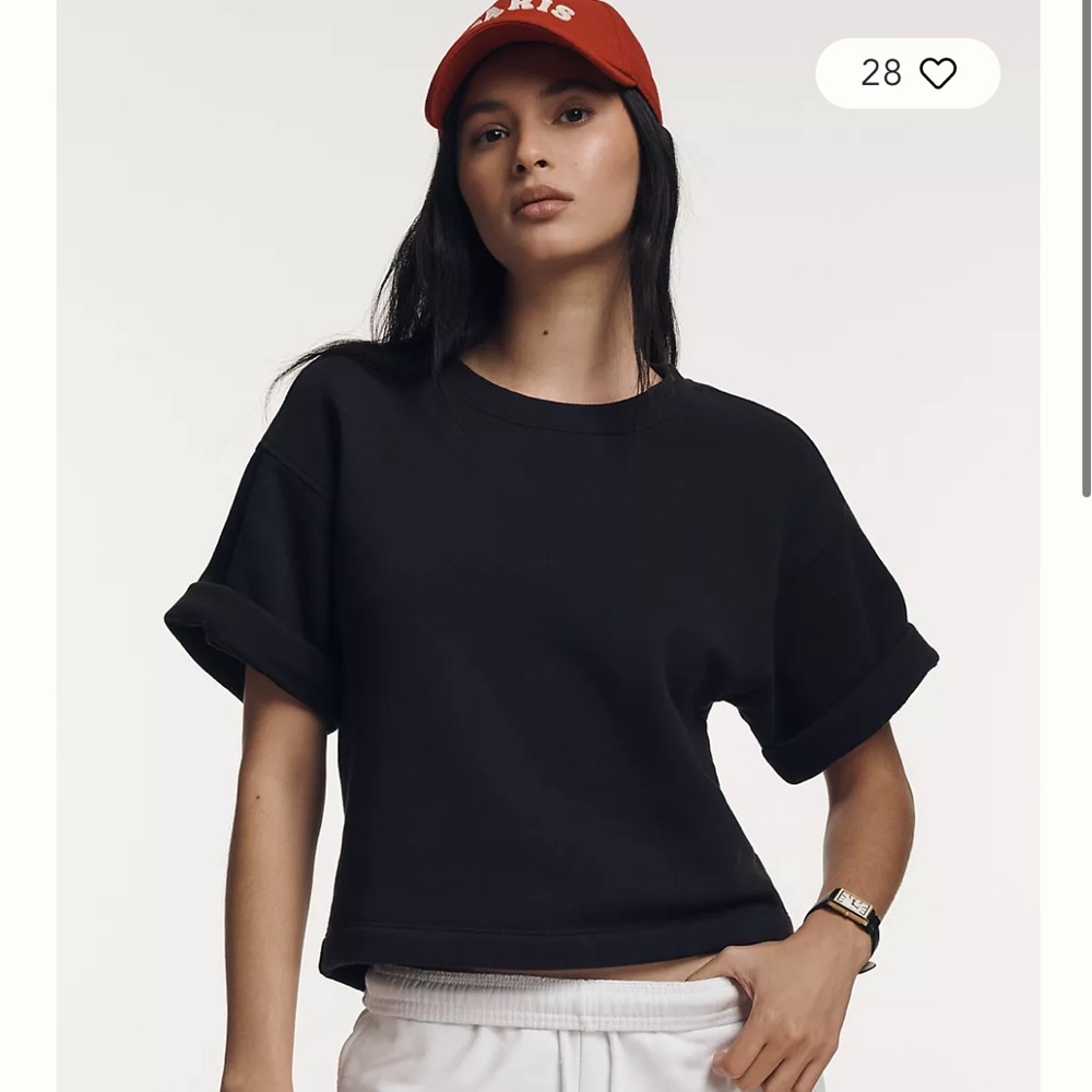 Nation Los Angeles Bane Short-Sleeve Sweatshirt